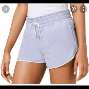 Lululemon Reversible 3 “ Shorts in Purple/White